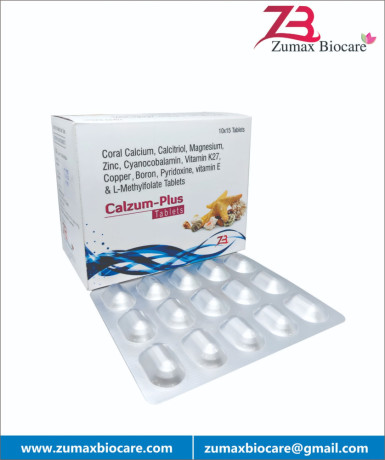 Coral calcium calcitriol magnesium zinc cyanocobalamin,vitamin k27, copper,boron, pyridoxine, vitamin E,& L-Methylfolate tablets 1