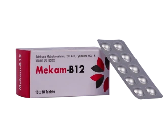 Sublingual Methylcobalamin+ Folic Acid + Pyridoxine HCL & Vitamin D3 Tablet