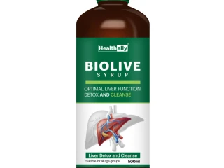 Healthally Bioliv Syrup for Liver Support | Ayurvedic Syrup for Fatty Liver with Natural Herbs | Natural Fatty Liver Tonic