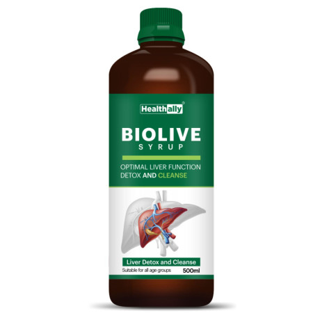 Healthally Bioliv Syrup for Liver Support | Ayurvedic Syrup for Fatty Liver with Natural Herbs | Natural Fatty Liver Tonic 2
