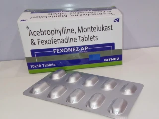 ACEBROPHYLLINE 200MG+FEXOFENADINE 120MG+MONTELUKAST 10MG