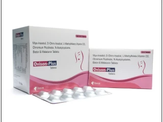Myo-Inositol 550 mg, D-Chiro-Inositol 27.6 mg, L-Methylfolate 3 mg, Vitamin D3 1000 IU, Chromium Picolinate 650 mcg, Biotin 1 mg, Melatonin 1.5 mg.