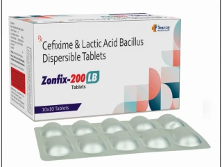 Cefixime 200 Mg + Lactic Acid Bacilus 60 Mil. Spores Dispersible Tab.