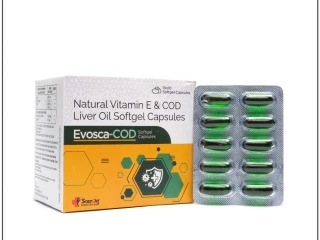 Natural Vitamin E 400 I.U. & Cod Liver Oil Softgel 300 Mg Capsule