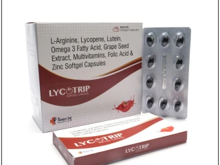 L-Arginine 100 Mg. + Lycopene 6% 2 Mg. + Lutein 8% 3 Mg. + Omega 3 Fatty Acid