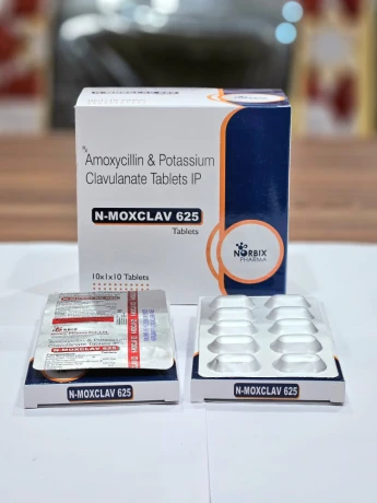 AMOXYCILLIN & POTASSIUM CLAVULANATE TABLETS IP 1