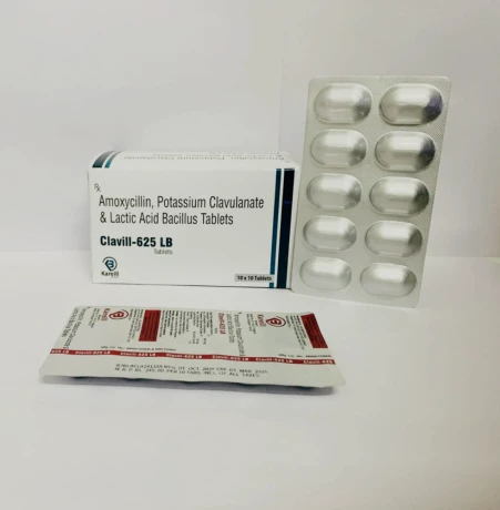 Amoxicillin 500mg + Clavulanic acid 125mg 1