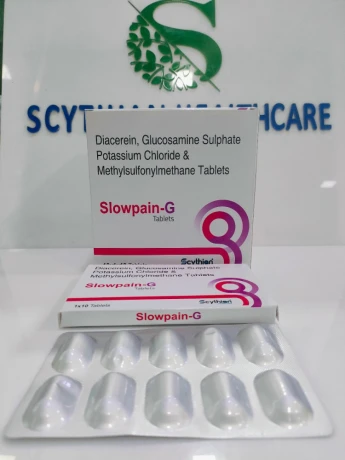 DIACERIN 50MG + GLUCOSAMIN SULPHATE 750MG + METHYLSULFANYL METHANE TABLE 1
