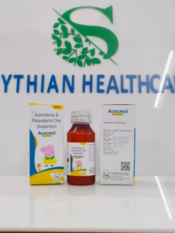 ACECLOFENAC 50MG +PARACETAMOL 125MG SUS. 1