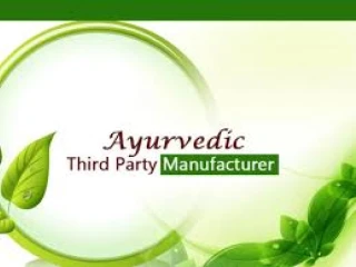 Ayurvedic Third Party Manufacturing