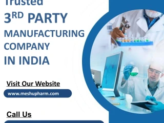 Trusted Allopathic Manufacturing Company in India