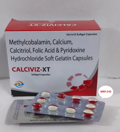 Methylcobalamin Calcium Calcitriol Folic Acid& Pyridoxine HCLSoft Gel Capsules 1