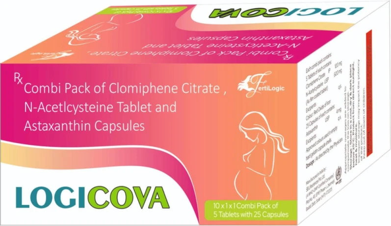 Clomiphene Citrate & N-Acetlcysteine Tablets and Astaxanthin Capsules 1