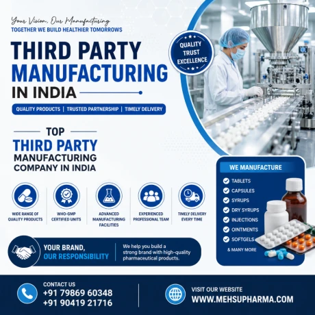 TOP THIRD PARTY MANUFACTURING COMPANY IN INDIA 1