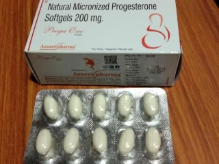Natural Micronized Progestrone Softgels 200mg.