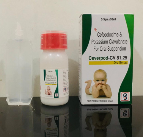 Cefpodoxime 50 mg + Clavulanic Acid 31.25 mg Dry Syrup 1