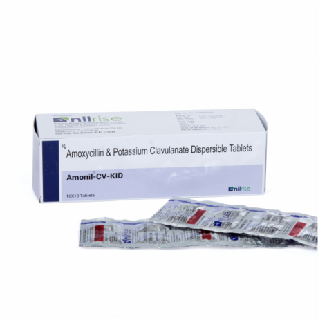 Amoxycillin 200 mg + clavulanic acid 28.5 mg 1