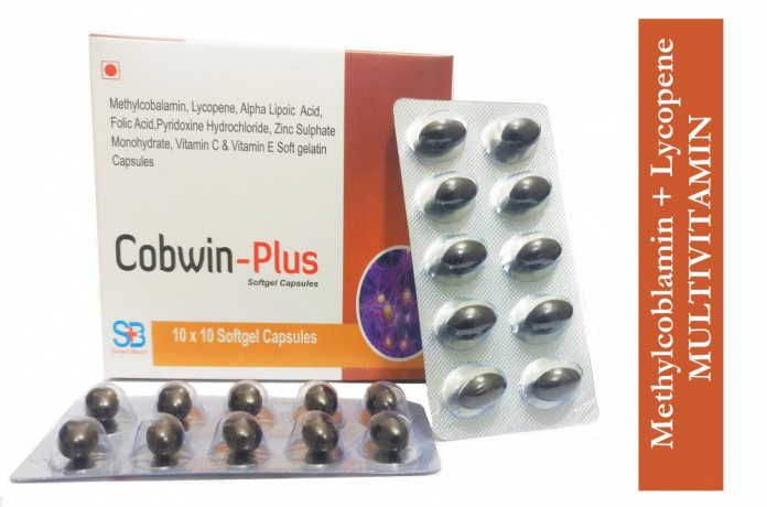 COBWIN PLUS with Methycoblamin, Lycopene, Alpha Liopic acid and multivitamins 1