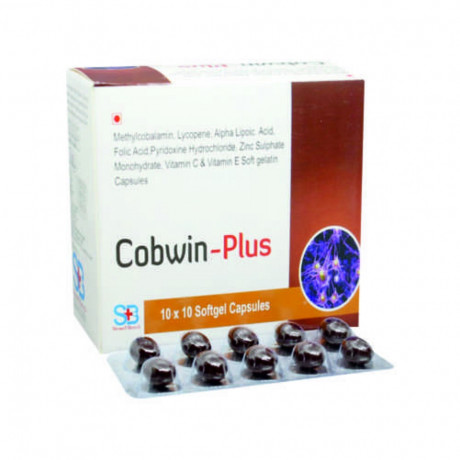 COBWIN PLUS with Methycoblamin, Lycopene, Alpha Liopic acid and multivitamins 5