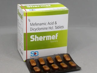 MEFENAMIC ACID 250MG + DICYCLOMINE HYDROCHLORIDE 10MG