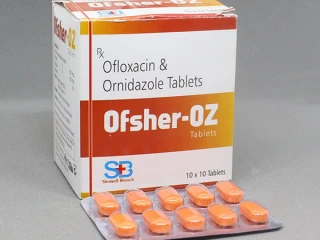 OFLOXACIN 200 + ORNIDAZOLE 500