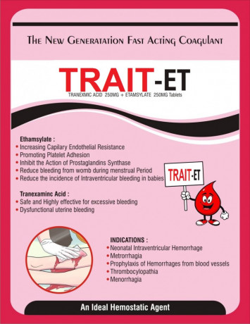 TRAIT - ET (Tranexamic acid 250 + Etamsylate 250 ) 2
