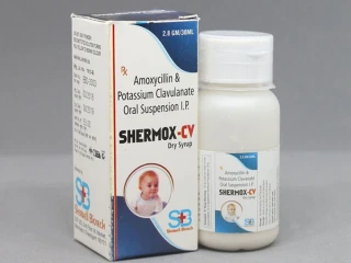 SHERMOX - CV (Amox 200 MG + Clav 28.5 MG ( DRY SYRUP))