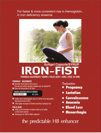 Ferrous Ascorbate, Folic Acid , Zinc (SYRUP) 3