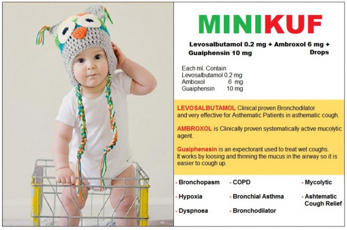 LEVOSALBUTAMOL + AMBROXOL & GUAIPHENESIN ( DROPS 15 ML ) 2