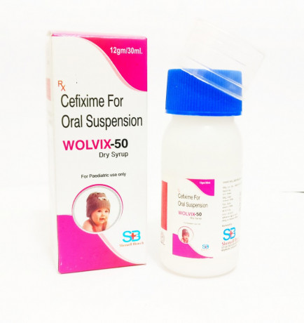 Wolvix 50 (CEFIXIME Dry Syrup) 1