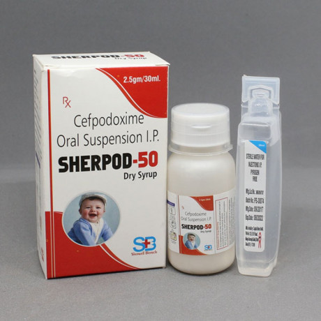 Cefpodoxime Oral Suspension - 50 Mg 1