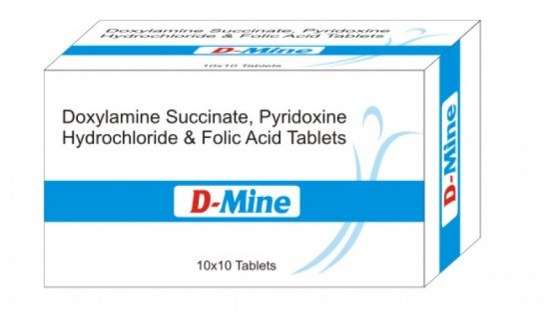 Doxylamine succinate, pyridoxine hydrochloride ,folic acid tablet 1