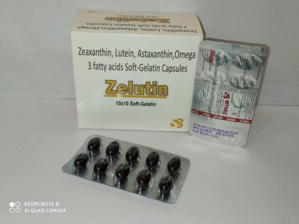 Zeaxanthin and astaxanthin omega 3 fatty acid capsule 1