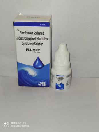 Flurbiprofen & hydroxypropyl methylcellulose eye drops 1