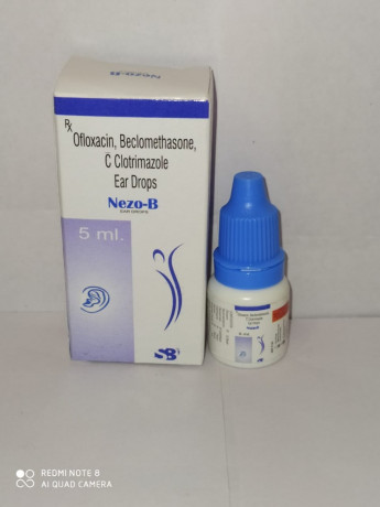 Ofloxacin Beclomethasone Clotrimazole ear drops 1