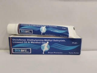 Diclofenac Diethylamine Methyl salicylate menthol gel