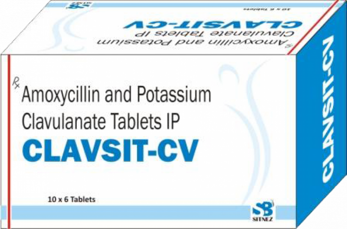 Amoxicillin and potassium clavulanate Tablet 1