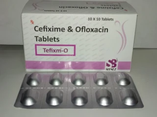 Cefixime 200mg+Ofloxacin 200mg tablet