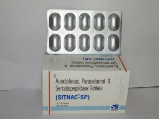 Aceclofenac Paracetamol Serratiopeptidase