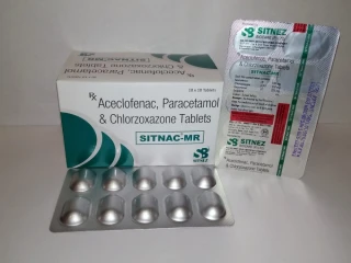 Aceclofenac Paracetamol and Chlorzoxazone tablets
