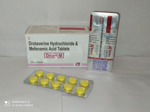 Drotaverine hydrochloride and mefenamic acid tablet 1