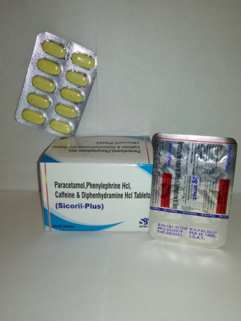 Paracetamol Phenylephrine caffeine Diphenhydramine 1