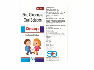 ZINC GLUCONATE - 20 mg ( Syrup for Kids )