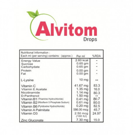 Multivitamin Alvitom Drops For Kids 3