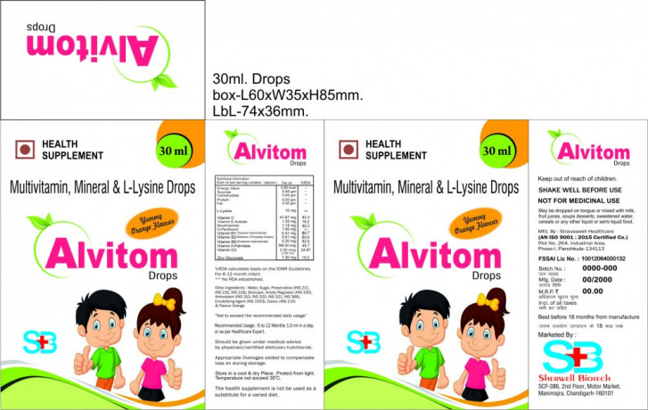Multivitamin Alvitom Drops For Kids 4