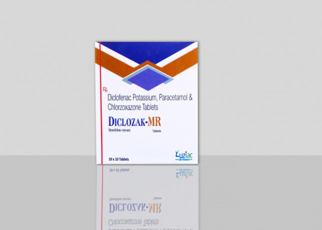 Diclofenac Potassium Paracetamol & Chlorzoxazone Tablet 1