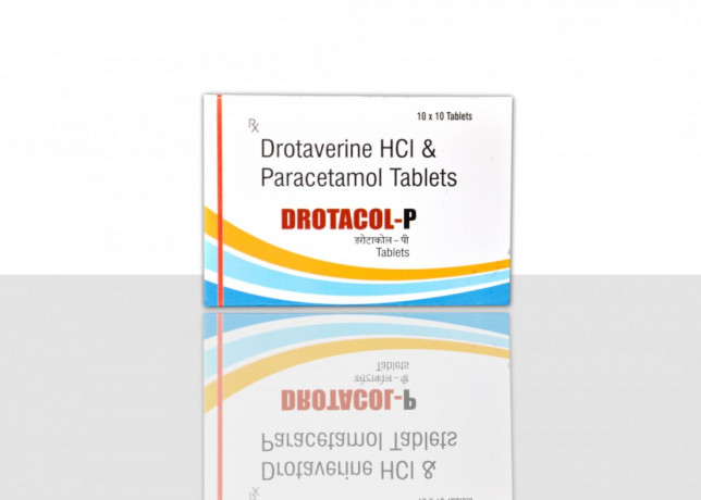 Drotaverine Hydrochloride Paracetamol Tablet 1