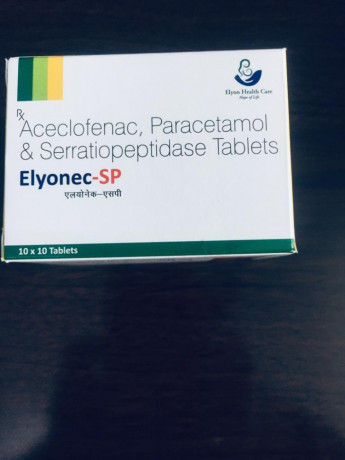 Aceclofenac Paracetamol Serratiopeptidase 1