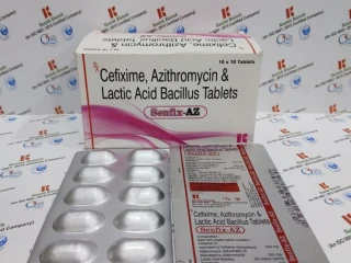 Cefixime+ azithromicin with lb