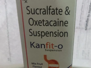 Sucralfate & oxetacaine suspension 100 ml franchise